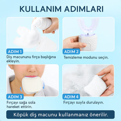 U tipi elektirikli Diş Fırçası